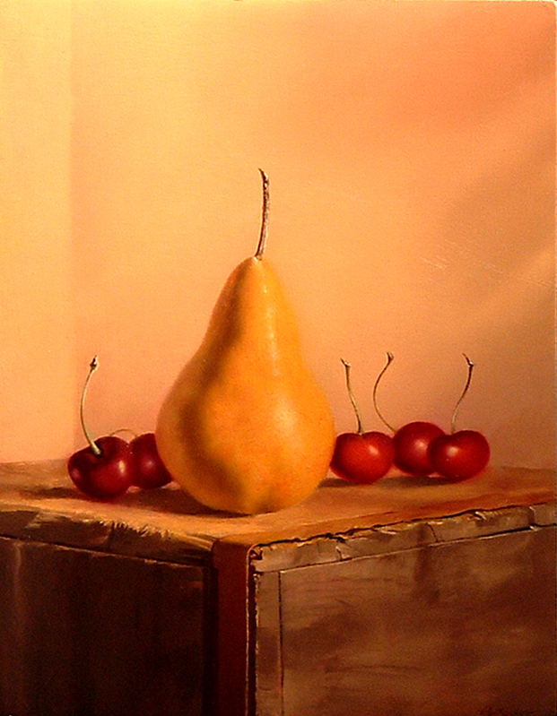 Pear and Cherries